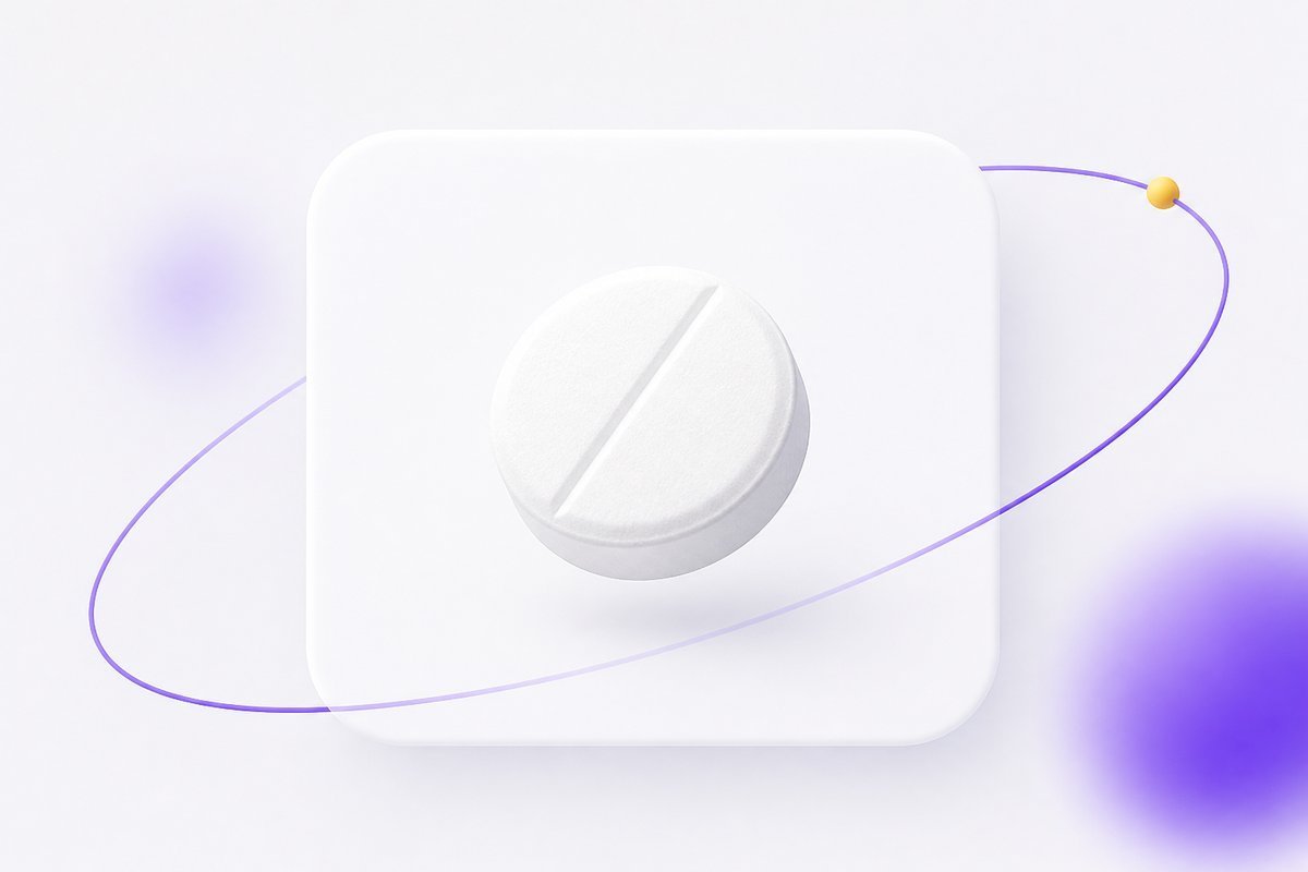 Baclofen 5 mg tablets on a taper-warning card
