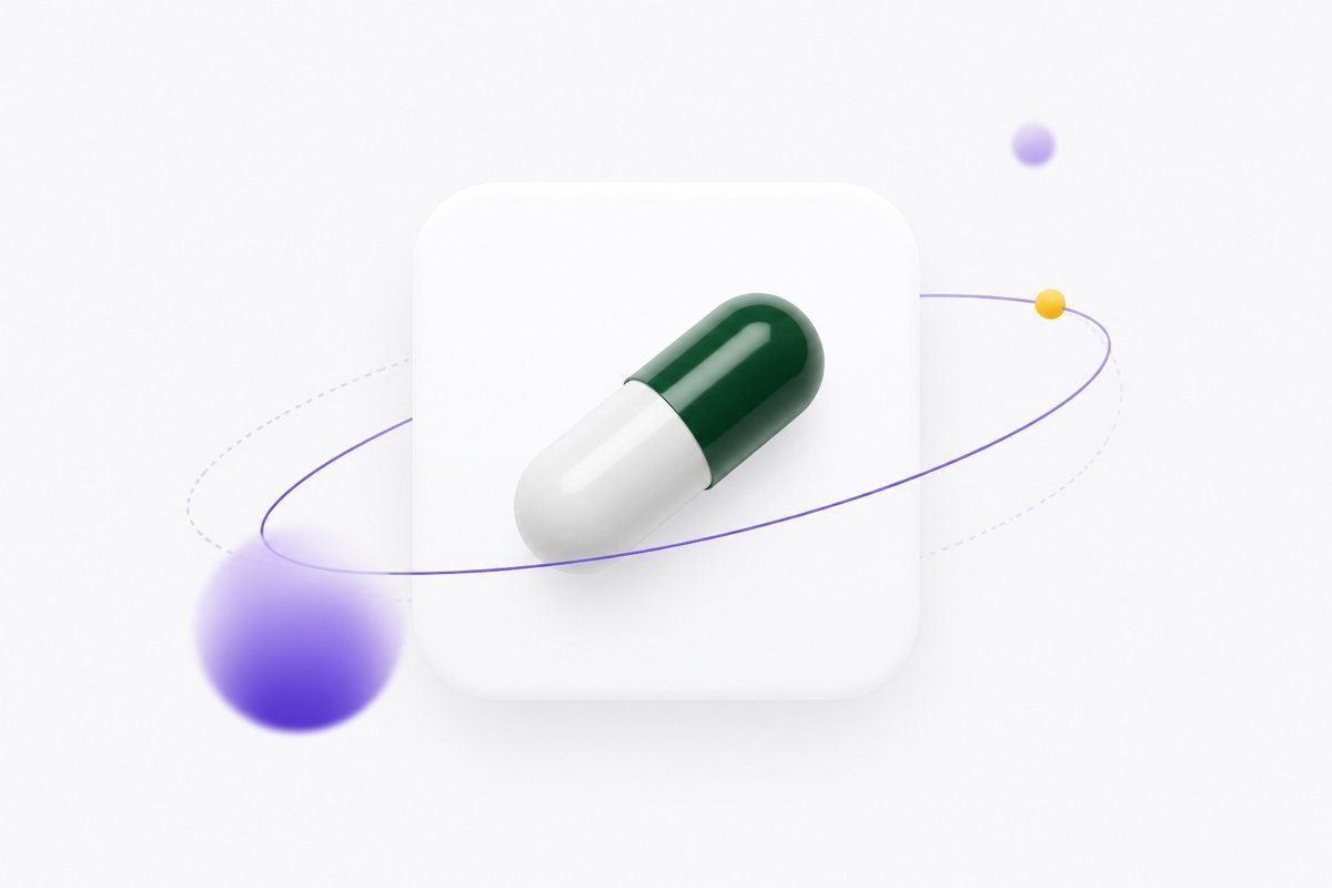 Prozac 10 mg capsules on a washout card