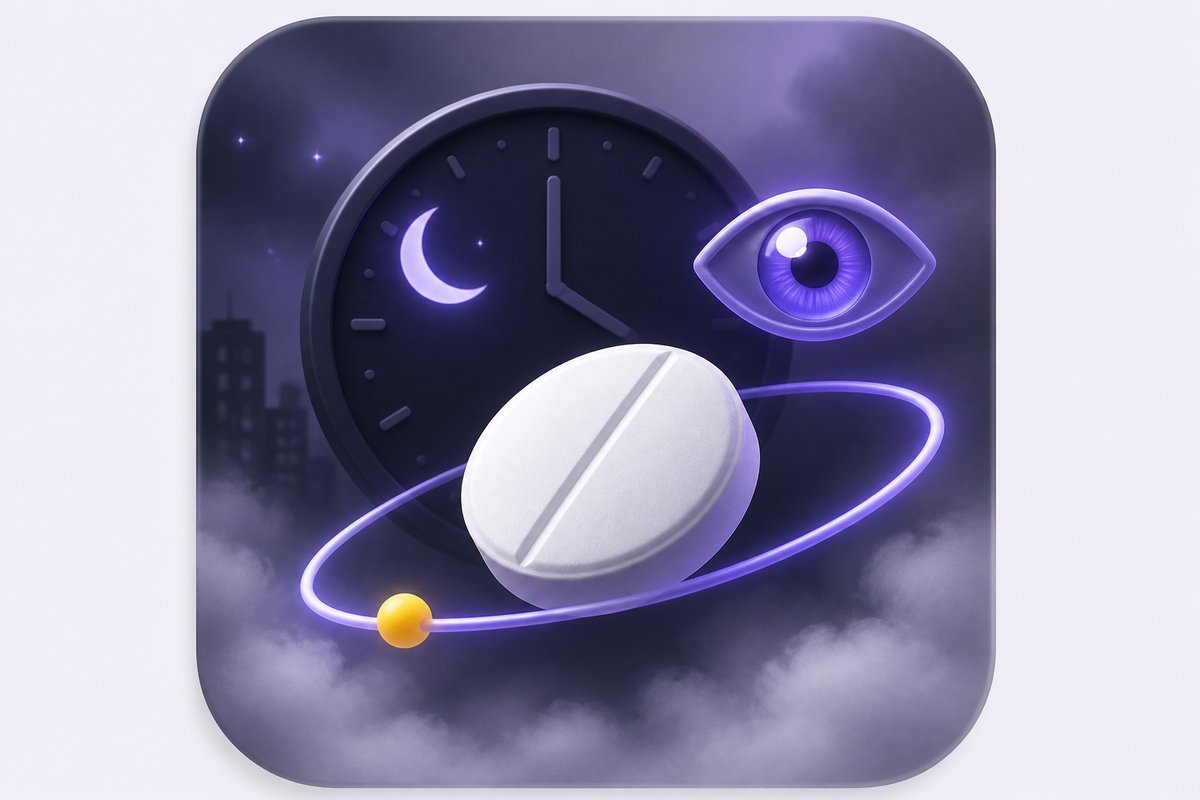 Night-shift clock beside Provigil 100 mg