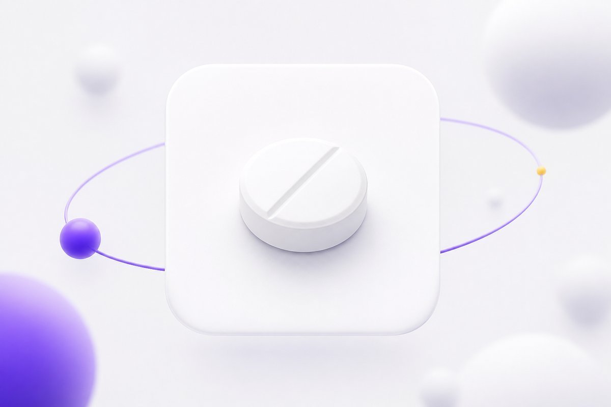 Modalert 200 blister pointing at a modafinil INN line
