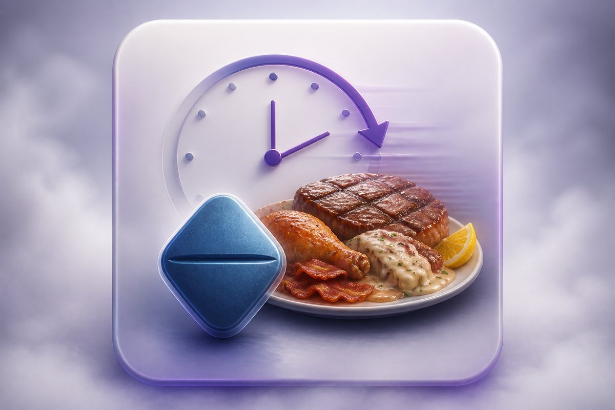 Meal clock beside Suhagra 50