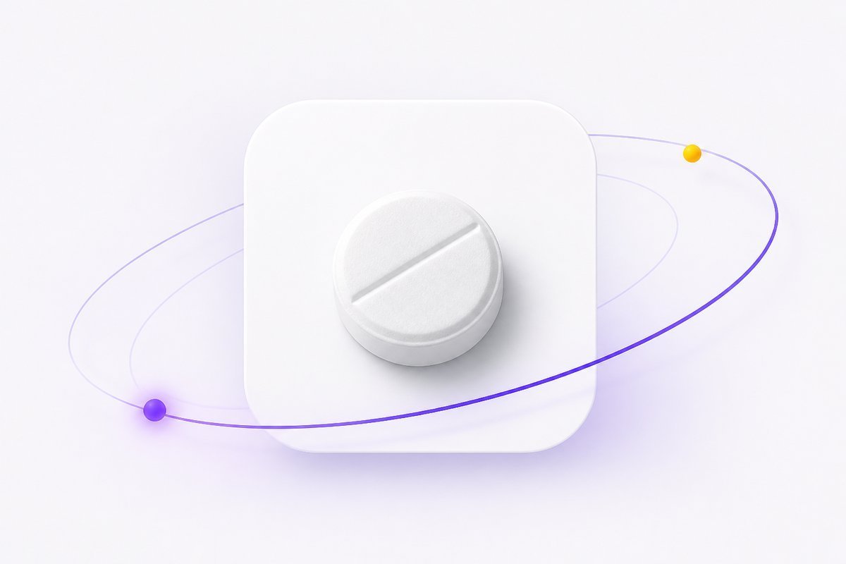 Trazodone 50 mg tablets beside a sleep/SSRI split